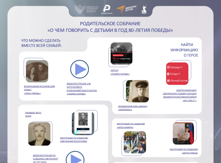 О чем говорить с детьми в год 80-летия Победы.